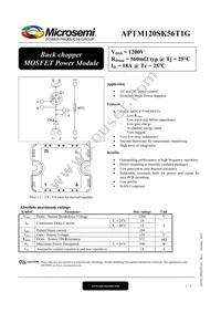 APTM120SK56T1G Datasheet Cover