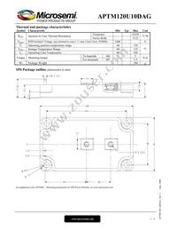 APTM120U10DAG Datasheet Page 3