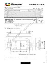 APTM20DHM16TG Datasheet Page 3