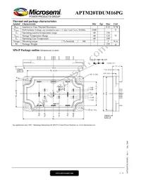 APTM20TDUM16PG Datasheet Page 3