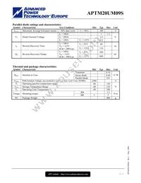 APTM20UM09SG Datasheet Page 3