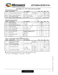 APTM50AM70FT1G Datasheet Page 2