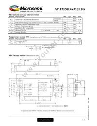 APTM50DAM35TG Datasheet Page 3