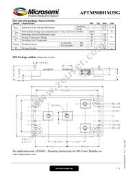 APTM50DHM35G Datasheet Page 3