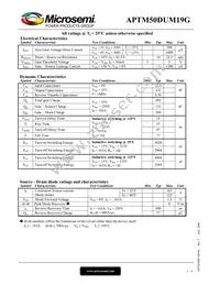 APTM50DUM19G Datasheet Page 2