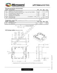 APTM60A11FT1G Datasheet Page 3