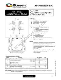 APTM60H23FT1G Datasheet Cover