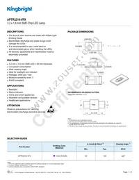 APTR3216-VFX Datasheet Cover