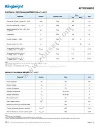 APTR3216QBC/D Datasheet Page 2