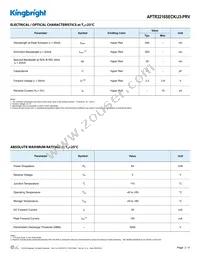 APTR3216SECK/J3-PRV Datasheet Page 2