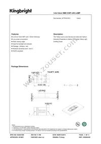 APTR3216YC Datasheet Cover