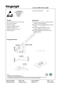APTR3216ZGC Datasheet Cover