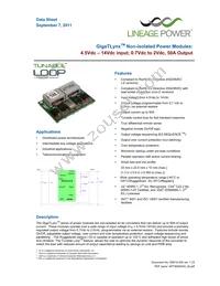 APTS050A0X43-SRPHDZ Datasheet Cover