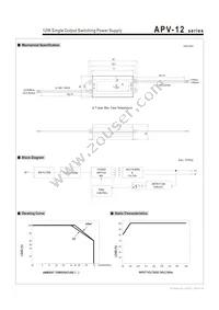 APV-12-15 Datasheet Page 2