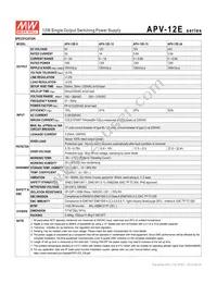 APV-12E-24 Datasheet Page 2