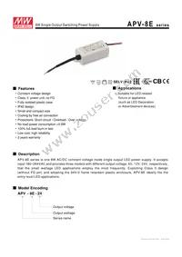 APV-8E-12 Datasheet Cover