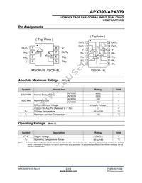 APX393SG-13 Datasheet Page 2