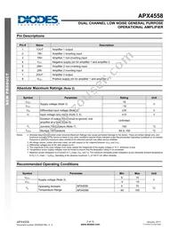 APX4558S-13 Datasheet Page 2