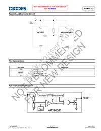 APX803-26SRG-7 Datasheet Page 2