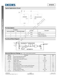 APX803S05-46SR-7 Datasheet Page 2