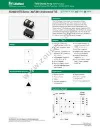 AQ1003-01ETG Datasheet Cover