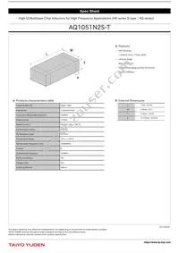 AQ1051N2S-T Datasheet Cover