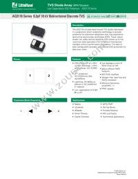 AQ3118-01ETG Datasheet Cover