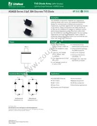 AQ4020-01FTG-C Datasheet Cover