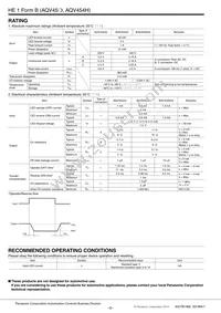 AQV454 Datasheet Page 2