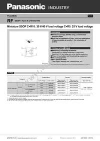 AQY221N3VW Datasheet Cover