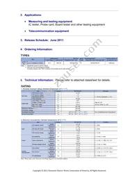 AQY221R2TW Datasheet Page 2