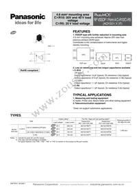 AQY221R6T Datasheet Cover