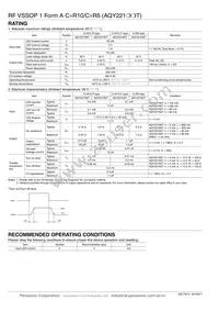 AQY221R6T Datasheet Page 2