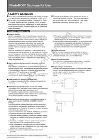 AQY2C5R3PZ Datasheet Page 10