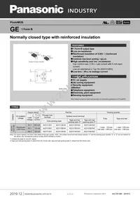 AQY412EHAZ Datasheet Cover