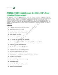 AR0522SRSM09SURA0-DP Datasheet Cover