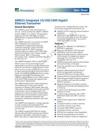 AR8035-AL1B-R Datasheet Cover