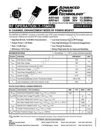 ARF441 Datasheet Cover