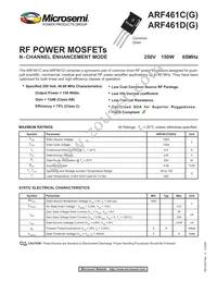 ARF461CG Datasheet Cover