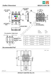 ARGB1313HS-TR Datasheet Page 2