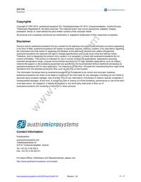 AS1100PL Datasheet Page 17