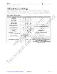 AS1113-BQFR Datasheet Page 5