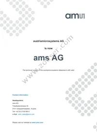 AS1122B-BQFT Datasheet Cover