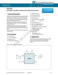 AS1301A-BTDT Datasheet Cover