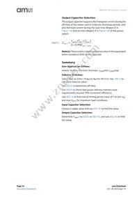 AS1312-BWLT-33 Datasheet Page 16