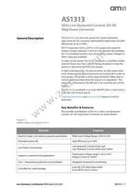 AS1313-BTDM-33 Datasheet Cover