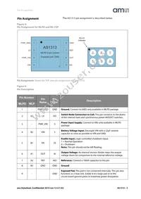 AS1313-BTDM-33 Datasheet Page 3