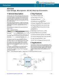 AS1329C-BTTT Datasheet Cover