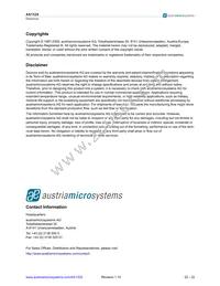 AS1329C-BTTT Datasheet Page 22