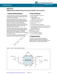 AS1331-BTDT-25 Datasheet Cover